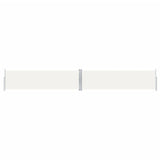 Vidaxl windscherm uittrekbaar 140x1000 cm crèmekleurig