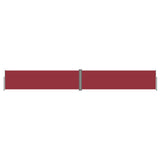 Vidaxl windscherm uittrekbaar 140x1000 cm rood
