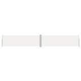 Vidaxl windscherm uittrekbaar 160x1000 cm crèmekleurig