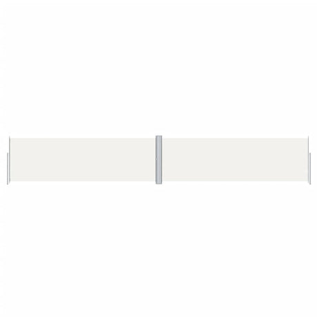 Vidaxl windscherm uittrekbaar 160x1000 cm crèmekleurig