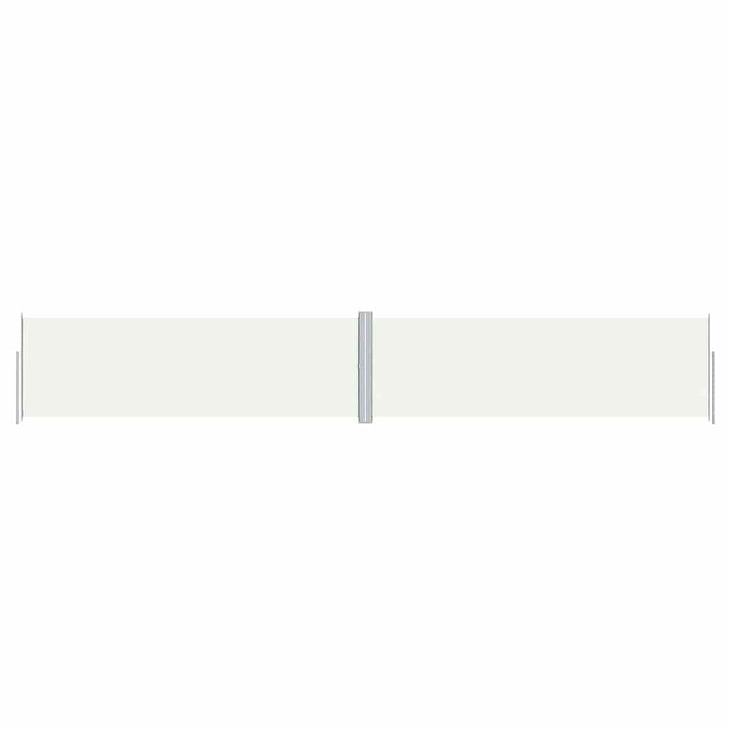 Vidaxl windscherm uittrekbaar 160x1000 cm crèmekleurig