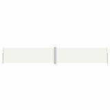 Vidaxl windscherm uittrekbaar 160x1000 cm crèmekleurig