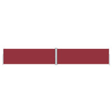 Vidaxl windscherm uittrekbaar 160x1000 cm rood