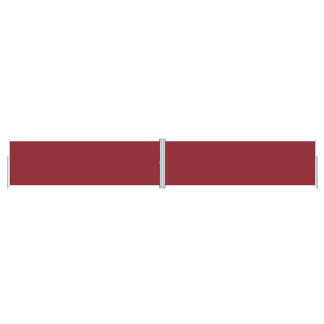 Vidaxl windscherm uittrekbaar 160x1000 cm rood