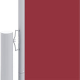 Vidaxl windscherm uittrekbaar 160x1000 cm rood