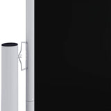 Vidaxl windscherm uittrekbaar 180x1000 cm zwart