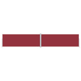 Vidaxl windscherm uittrekbaar 180x1000 cm rood