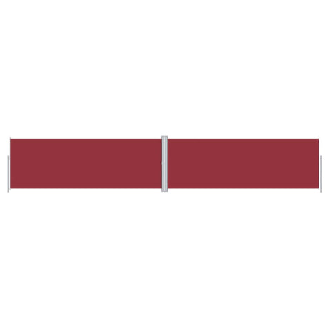 Vidaxl windscherm uittrekbaar 180x1000 cm rood