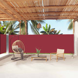 Pare-brise vidaxl extensible 180x1000 cm rouge