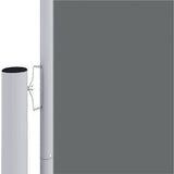 Vidaxl windscherm uittrekbaar 200x1000 cm antracietkleurig