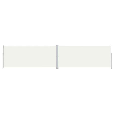 Vidaxl windscherm uittrekbaar 220x1000 cm crèmekleurig