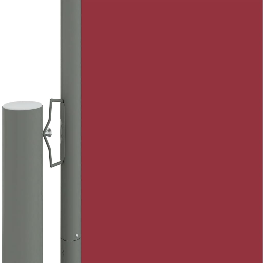 Vidaxl windscherm uittrekbaar 220x1000 cm rood