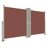 Pare-brise Vidaxl extensible 140x1200 cm brun