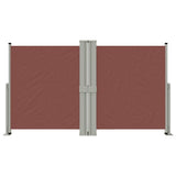 Vidaxl windscherm uittrekbaar 140x1200 cm bruin