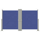 Vidaxl windscherm uittrekbaar 140x1200 cm blauw