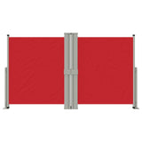 Vidaxl windscherm uittrekbaar 140x1200 cm rood