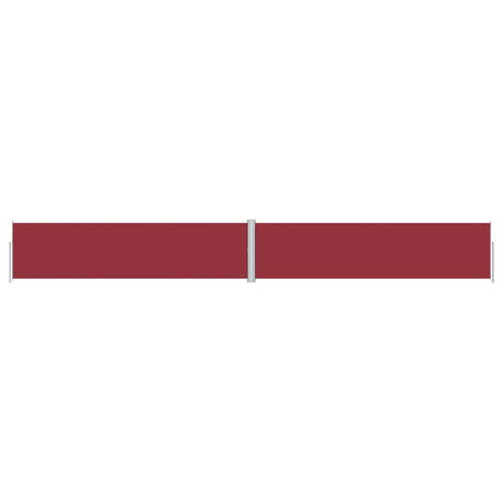Vidaxl windscherm uittrekbaar 160x1200 cm rood