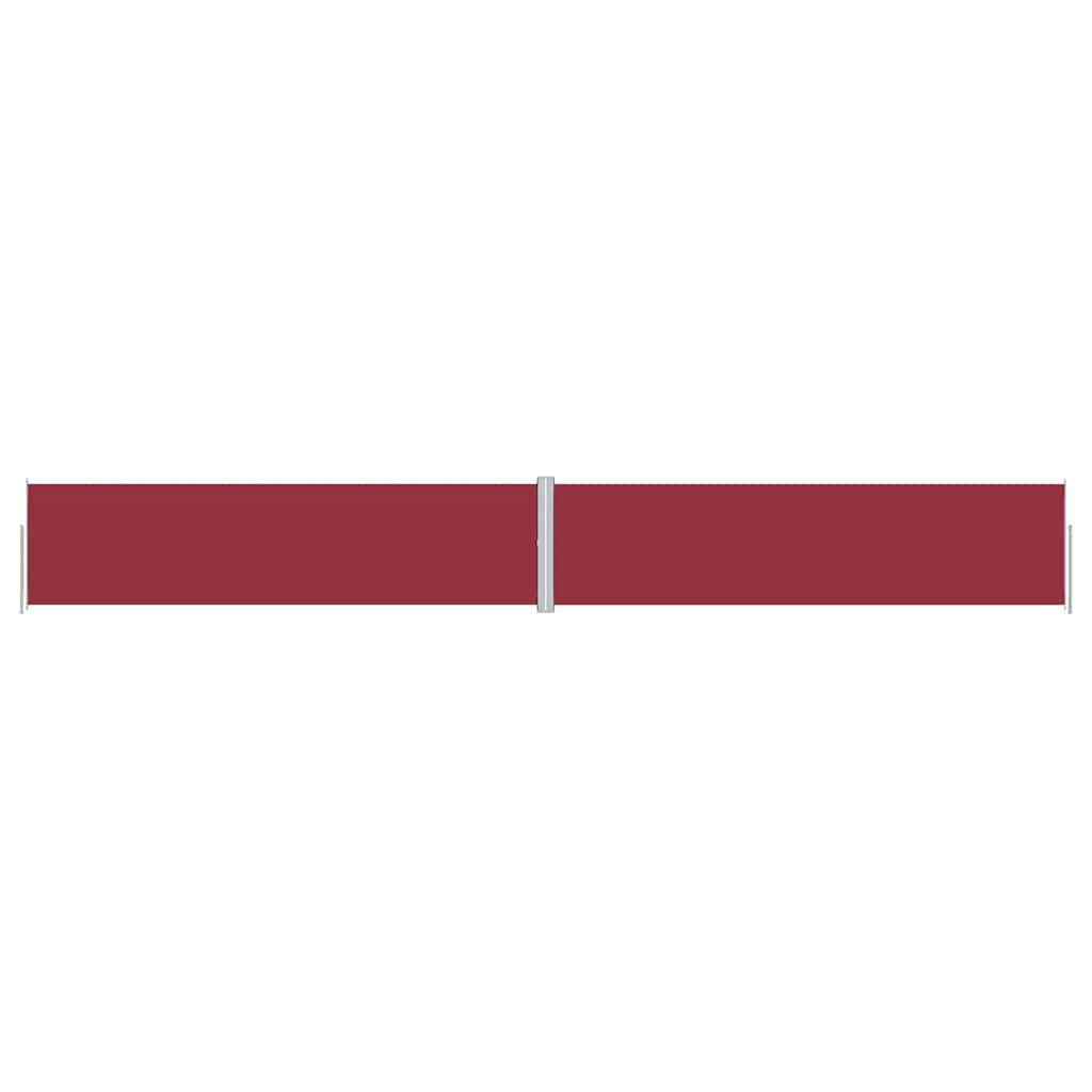 Vidaxl windscherm uittrekbaar 160x1200 cm rood