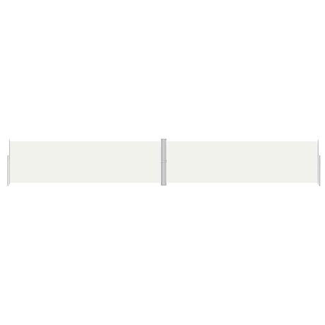 Vidaxl windscherm uittrekbaar 180x1200 cm crèmekleurig