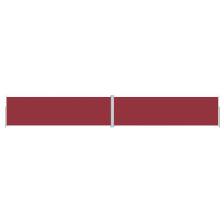 Vidaxl windscherm uittrekbaar 180x1200 cm rood