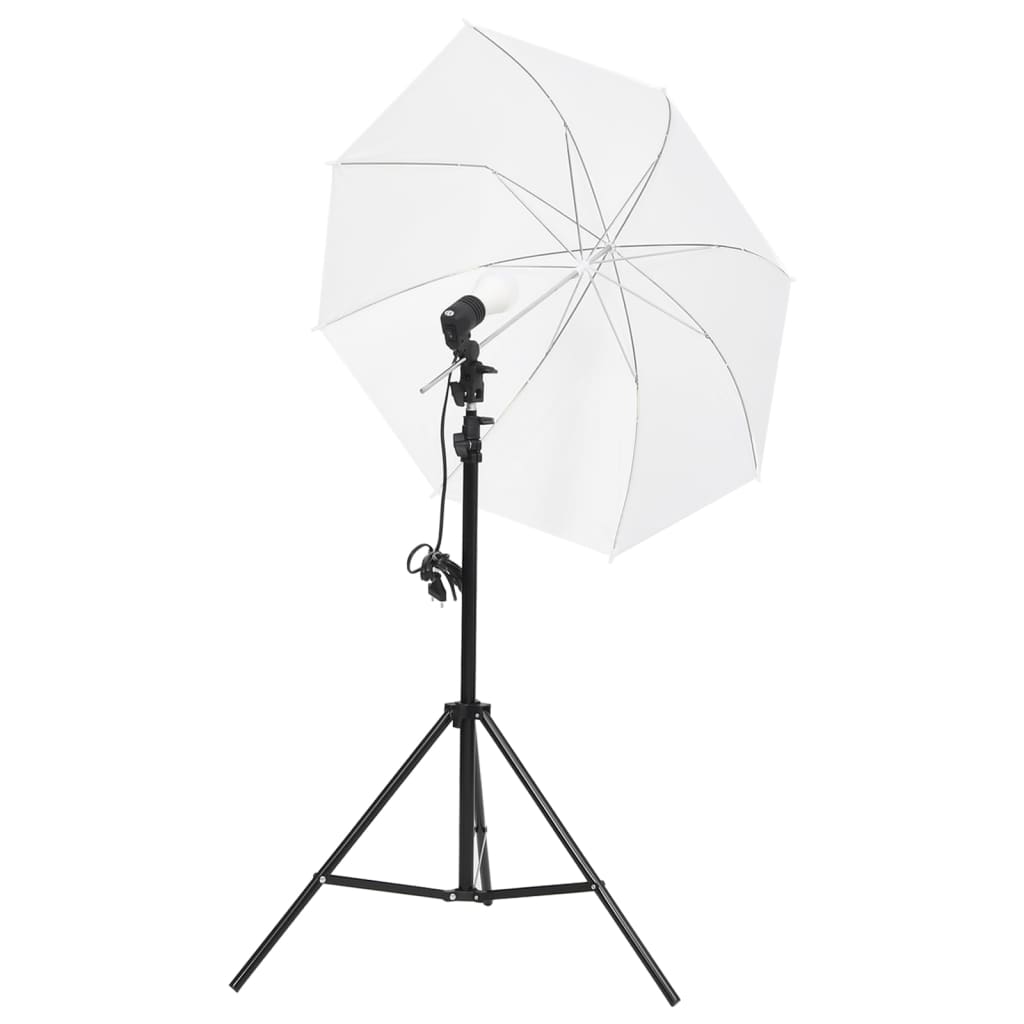 Vidaxl Studio Lighting Set med stativ och paraplyer