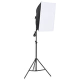 Vidaxl Studio Lighting Set con fondos y softboxes