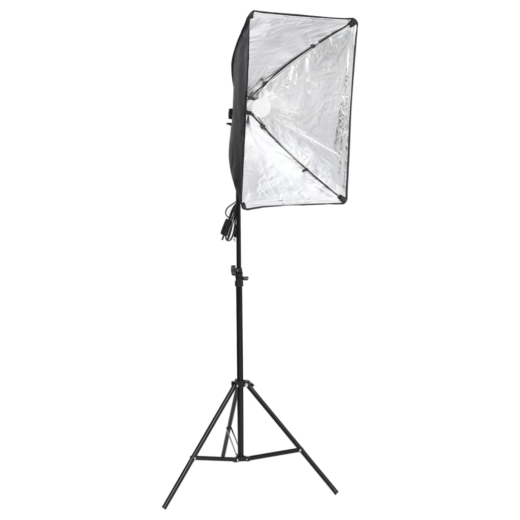 Vidaxl Studio Lighting Set con fondos y softboxes