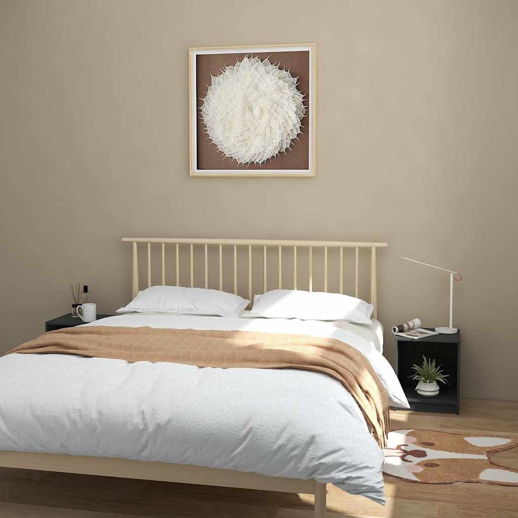 Vidaxl nachtkastjes 2 st 35,5x33,5x41,5 cm massief grenenhout grijs