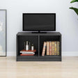 Vidaxl tv-meubel 70x33x42 cm massief grenenhout grijs