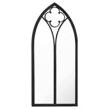 Vidaxl spiegel 100x45 cm ijzer zwart