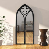 Vidaxl spiegel 100x45 cm ijzer zwart
