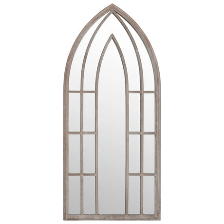 Vidaxl spiegel 100x45 cm ijzer zandkleurig