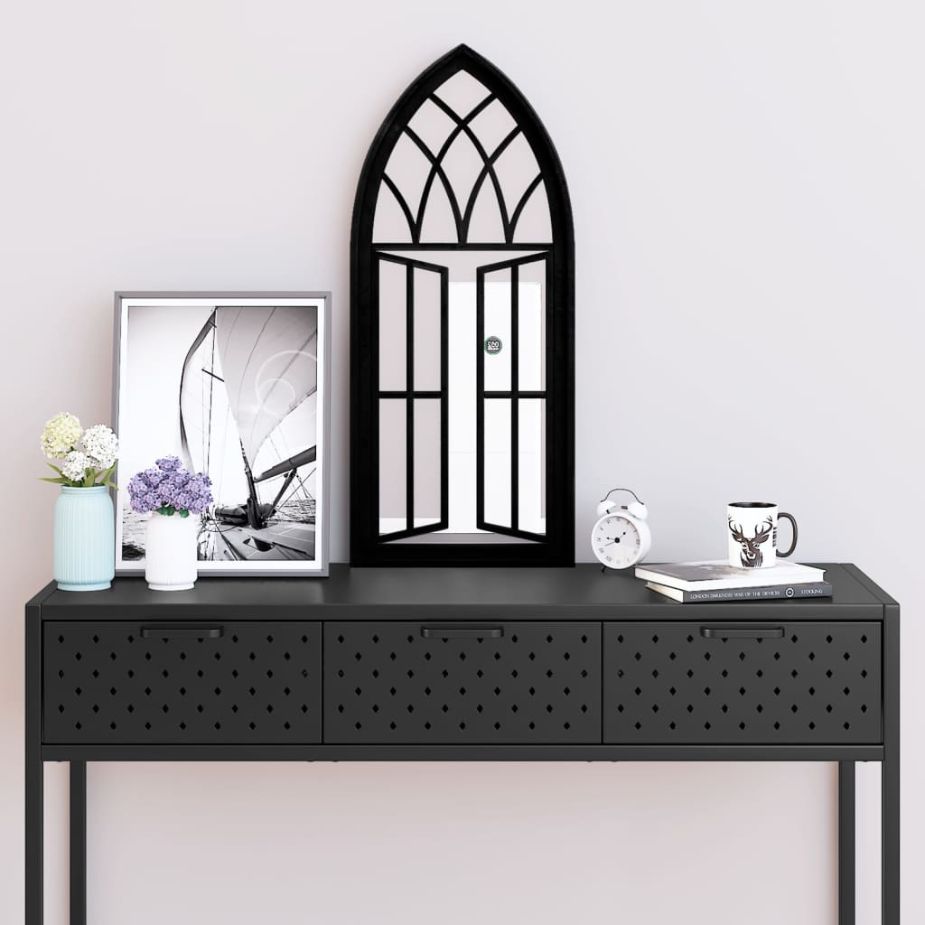 Vidaxl Mirror 70x30 cm iron black