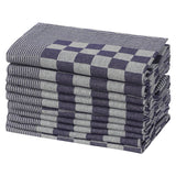 Vidaxl keukendoeken 20 st 50x70 cm katoen blauw en wit