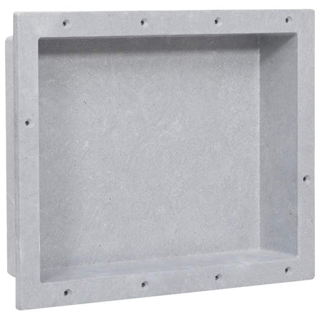 Vidaxl douchenis 41x51x10 cm matgrijs