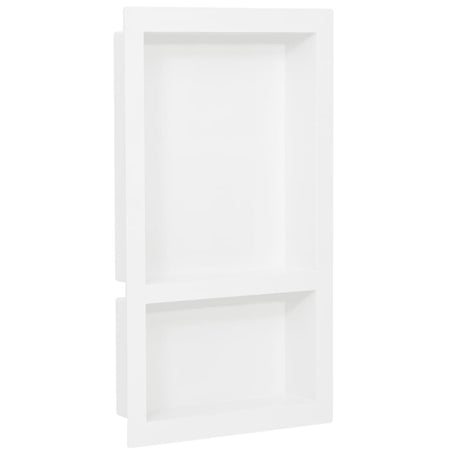 Vidaxl douchenis met 2 vakken 41x69x9 cm hoogglans wit