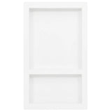 Vidaxl douchenis met 2 vakken 41x69x9 cm hoogglans wit