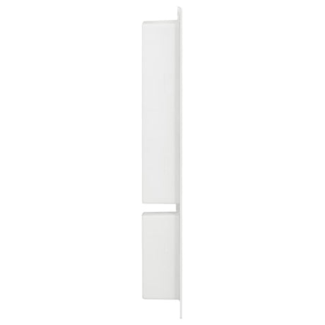 Vidaxl douchenis met 2 vakken 41x69x9 cm hoogglans wit