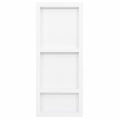 Vidaxl douchenis met 3 vakken 41x99x9 cm hoogglans wit