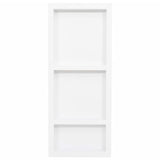 Vidaxl shower with 3 compartments 41x99x9 cm high gloss white