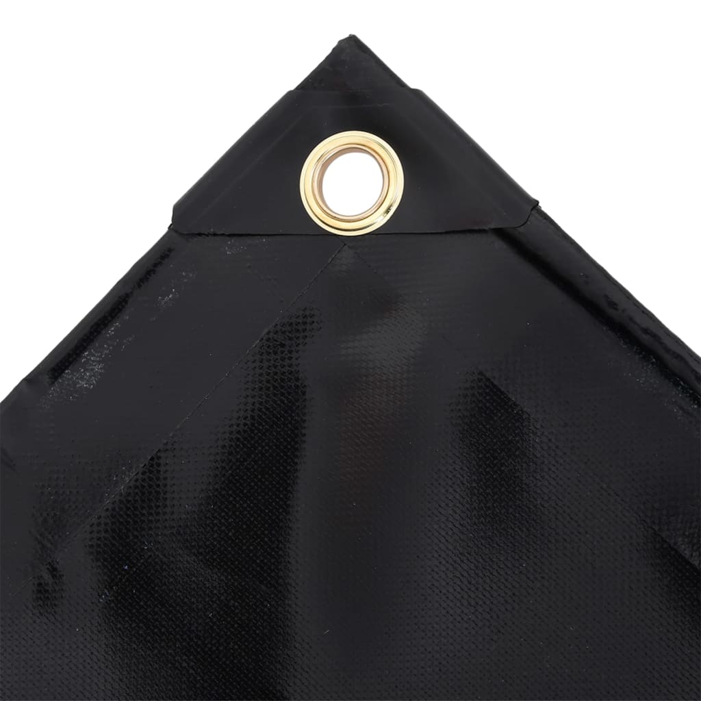 Vidaxl zeildoek 650 g m² 3x6 m zwart