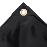 Vidaxl zeildoek 650 g m² 3x6 m zwart