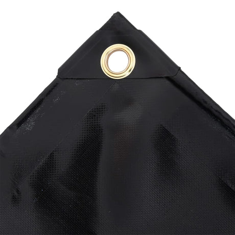 Vidaxl zeildoek 650 g m² 3x6 m zwart