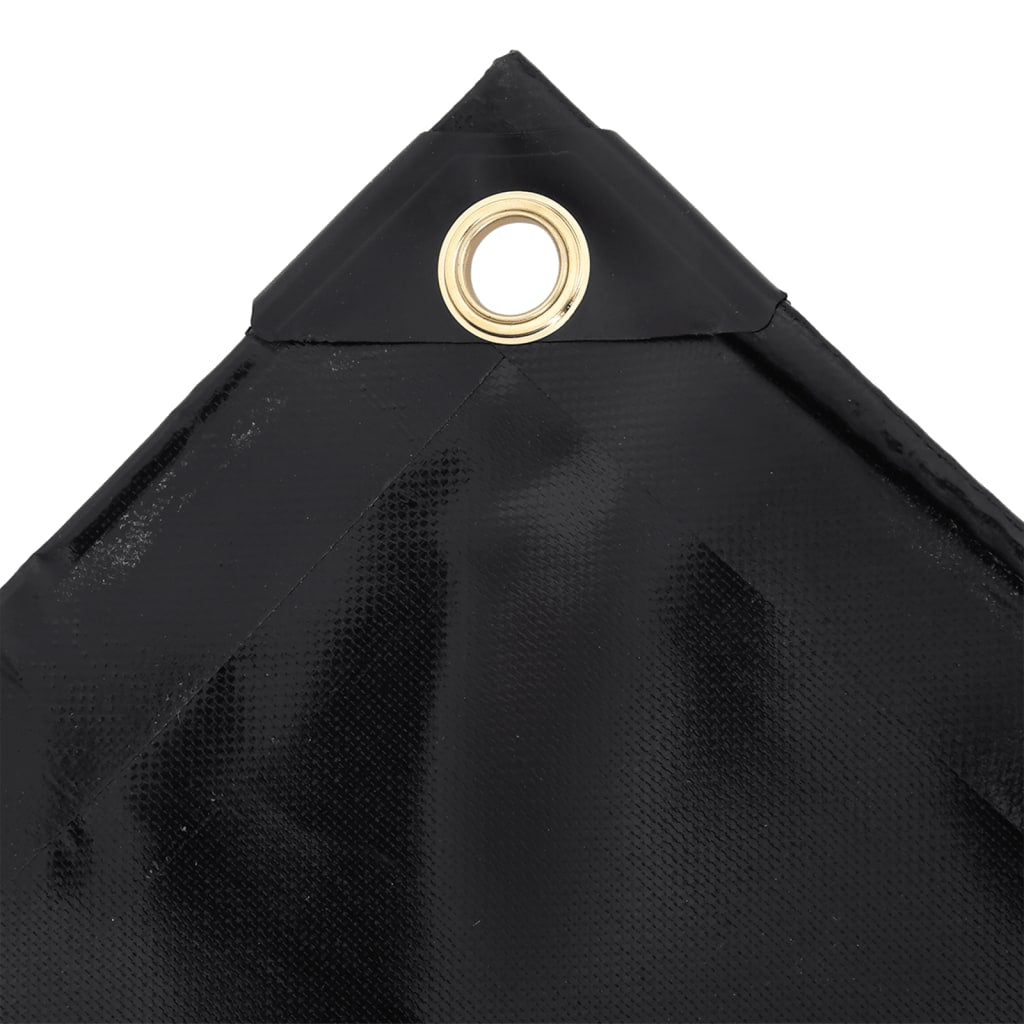 Vidaxl zeildoek 650 g m² 4x6 m zwart
