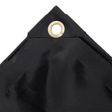 Vidaxl zeildoek 650 g m² 4x6 m zwart