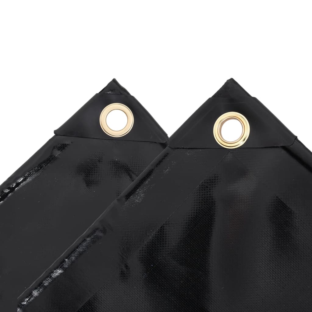 Vidaxl zeildoek 650 g m² 4x6 m zwart