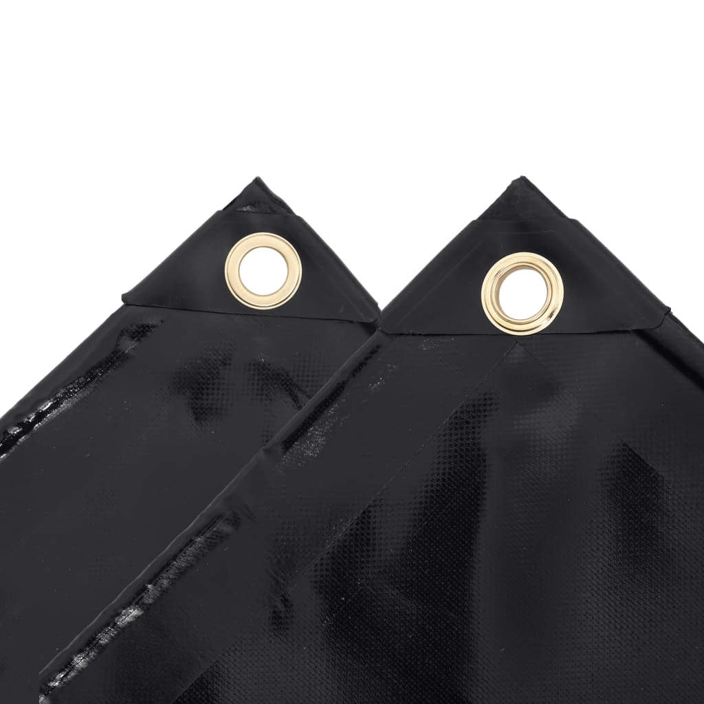 Vidaxl zeildoek 650 g m² 1,5x20 m zwart