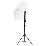 Vidaxl Photo studio set with lighting set, background and reflector