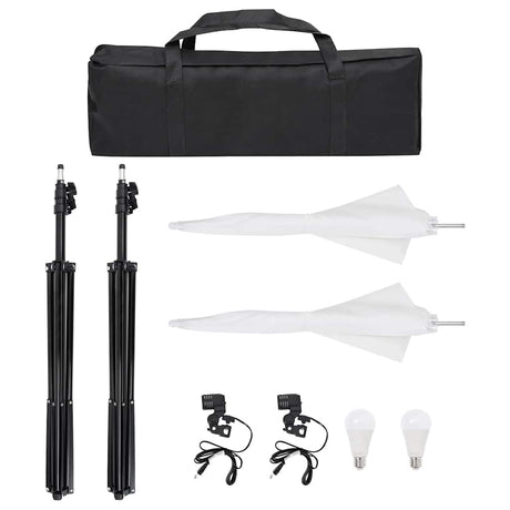 Vidaxl fotostudioset met verlichtingsset en achtergrond