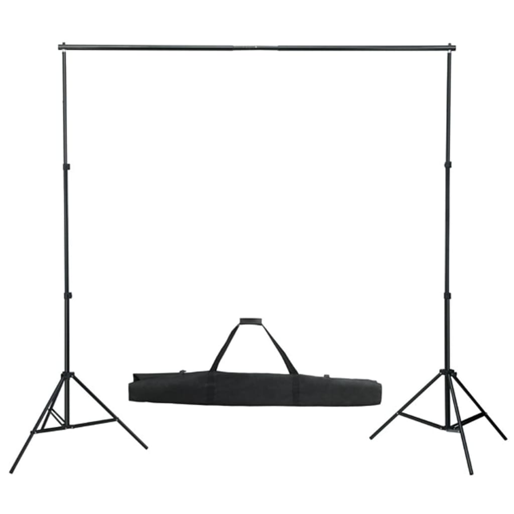 Vidaxl Photo Studio Set med belysningssæt og baggrund